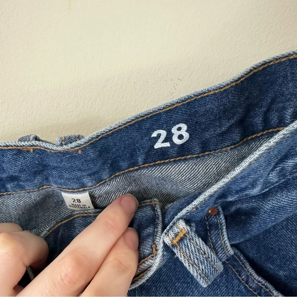 J Crew Slouchy Boyfriend Jeans Barn Wash Size 28 Women's